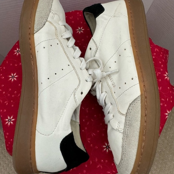 SAM EDELMAN Reve SE 1980 Women White Casual Leather/Suede Tennis Shoes-Size 7.5 - Picture 8 of 12
